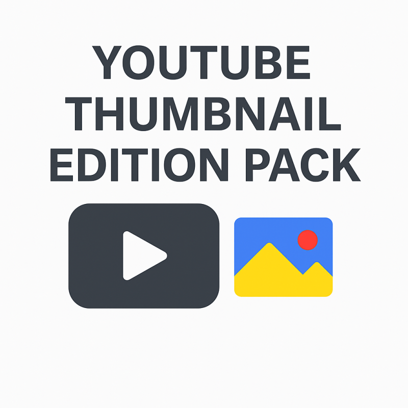 YouTube Thumbnail Edition Pack